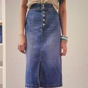 Anthropologie Pilcro Denim Skirt